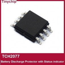 آیسی محافظ دشارژ باتری 12 ولتی دارای نمایشگر سطح ولتاژ TCH2077